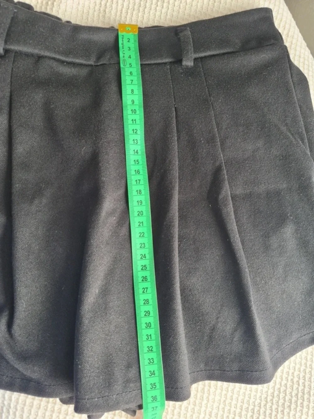 Black Pleated Mini Skirt